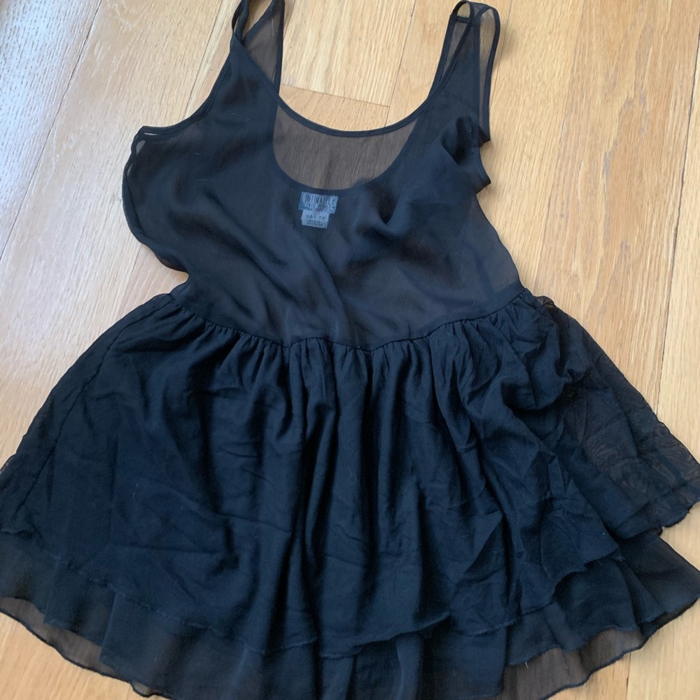 Women’s Free People sheer layered tunic XS
